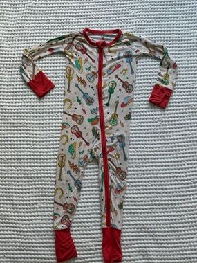 Kiki + Lulu Should’ve Been a Cowboy Convertible Footie Bamboo Pajamas 18-24M